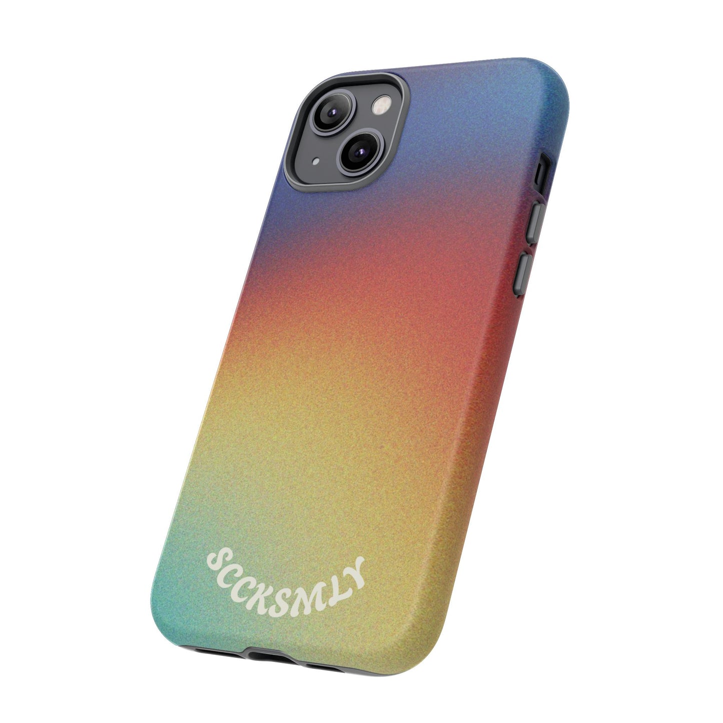 Faded Sunset Aura Tough Phone Case for Apple