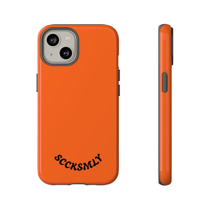 SOLID Tangerine Tough Case for Apple