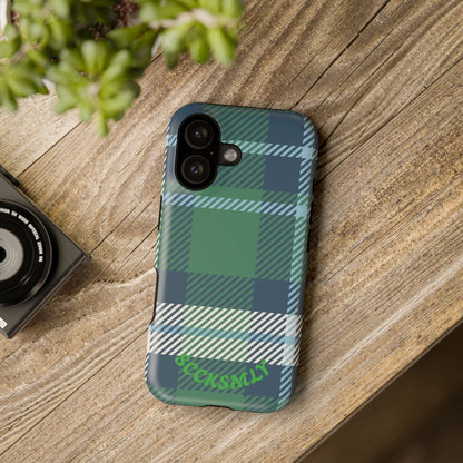 Earth and Sky Plaid Phone Case for Apple