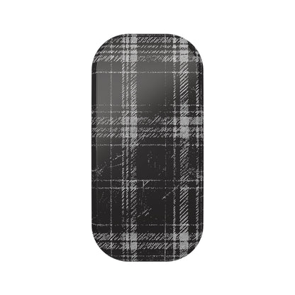Clickit Smoky Grungy Plaid Phone Stand