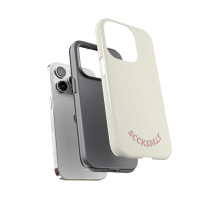 Sweet Oat Milk Tough Phone Case for Apple