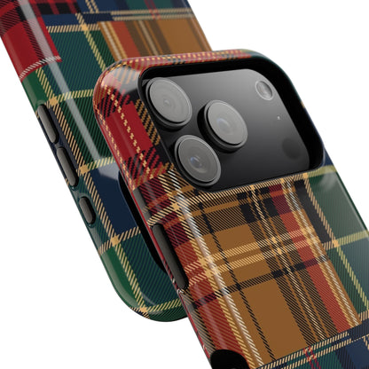 Heritage Hues Patchwork Tough Phone Case for Apple