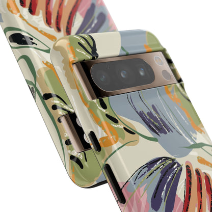 Botanical Strokes Palette Tough Phone Case for Google Pixel