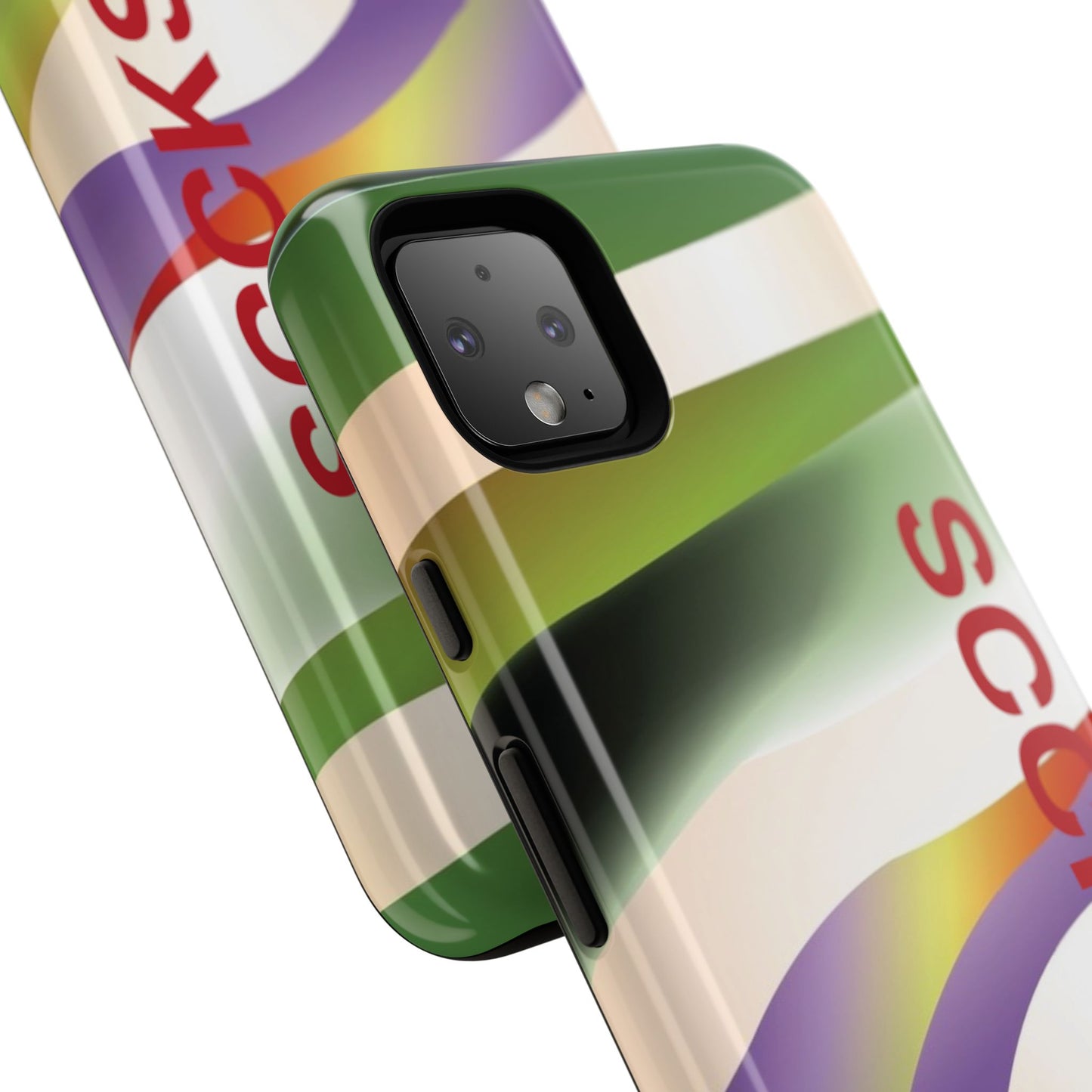 Green Waves Phone Case for Google Pixel