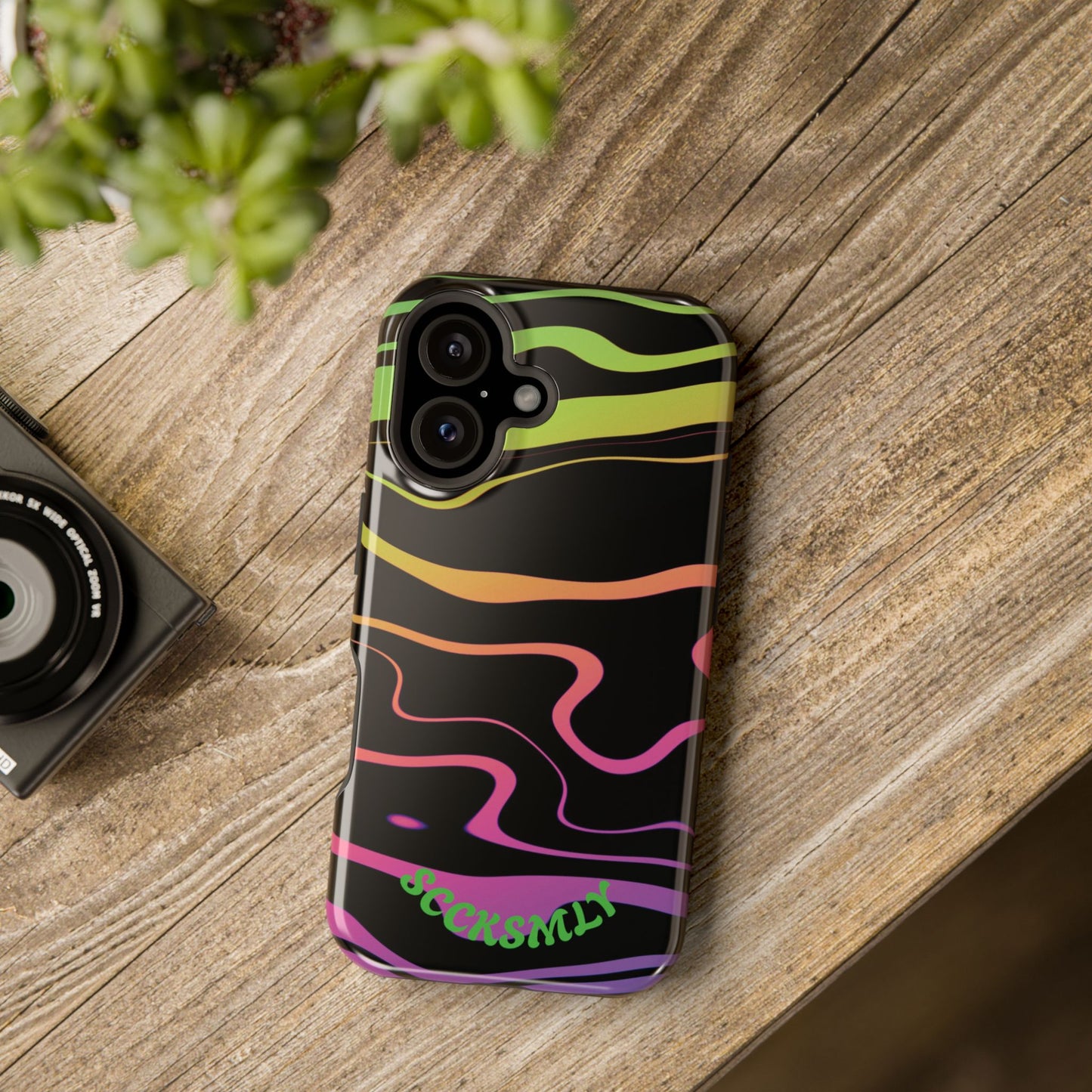 Dark Rainbow Phone Case for Apple