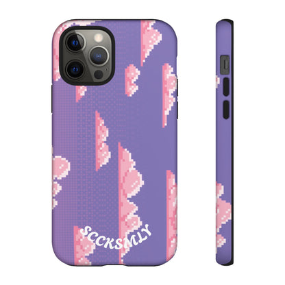 Purple Cotton Candy Sky Tough Phone Case for Apple