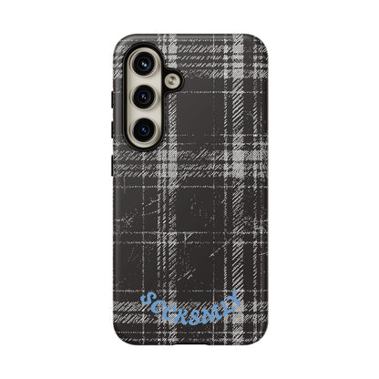 Smoky Grungy Plaid Phone Case for Samsung