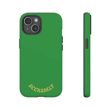 SOLID Green Grin Tough Case for Apple