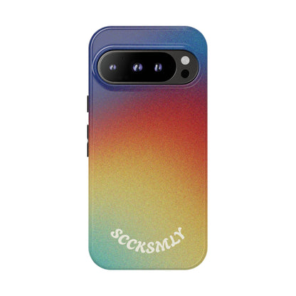 Faded Sunset Aura Tough Phone Case for Google Pixel