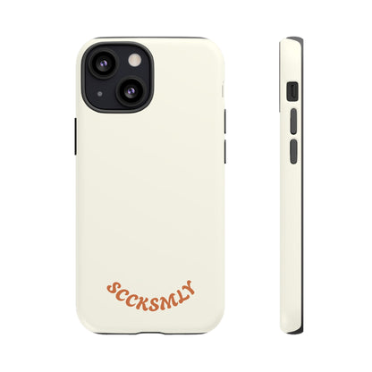 Toasted Eggshell Tough Phone Case for Apple