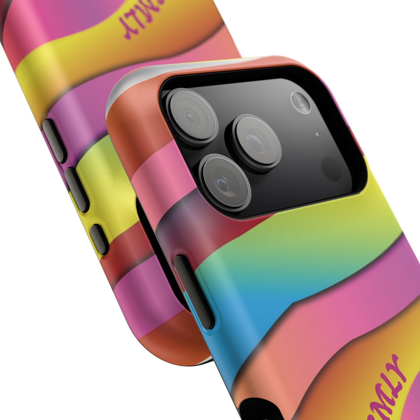 Modern Retro Rainbow Phone Case for Apple