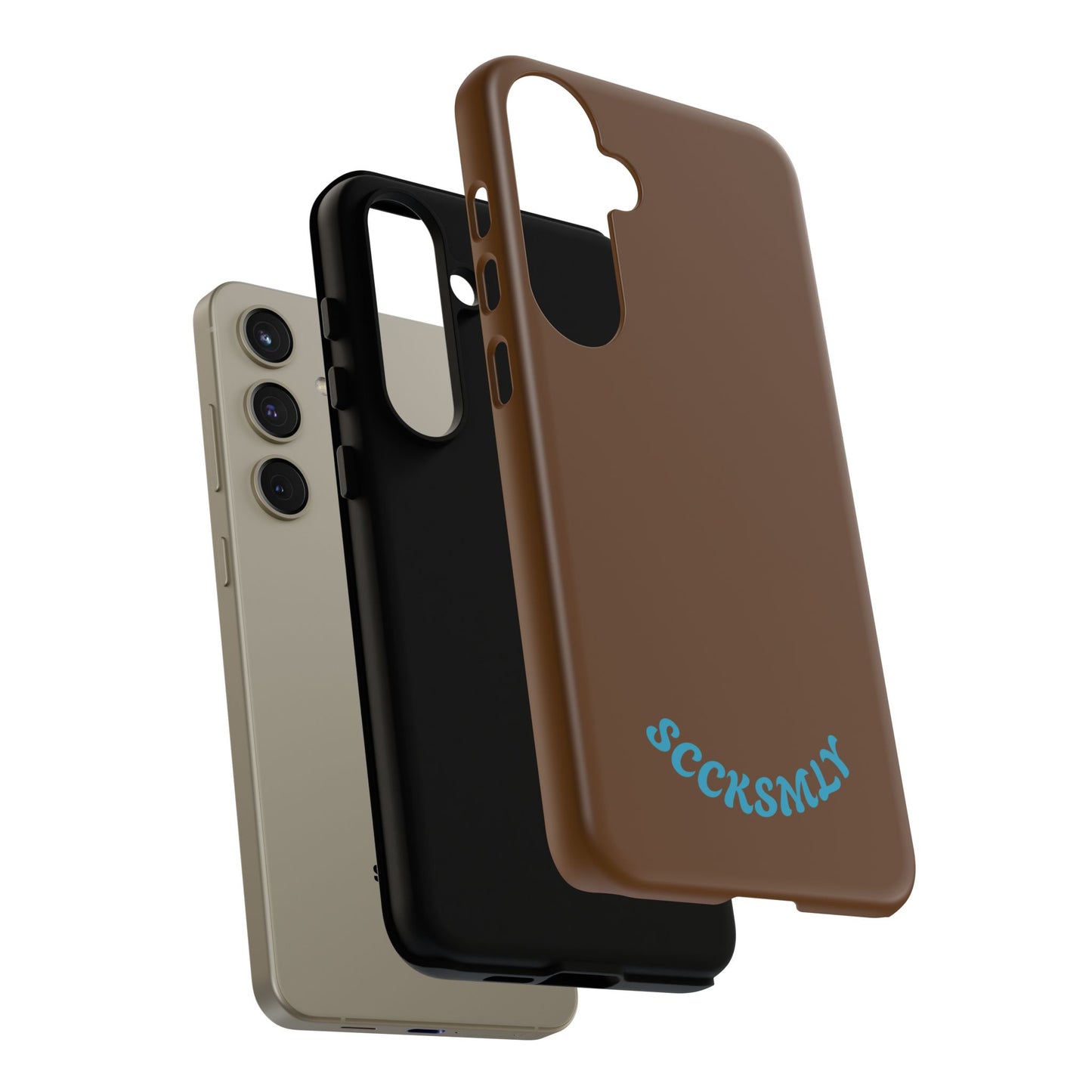 SOLID Chocolate Coco Tough Case for Samsung