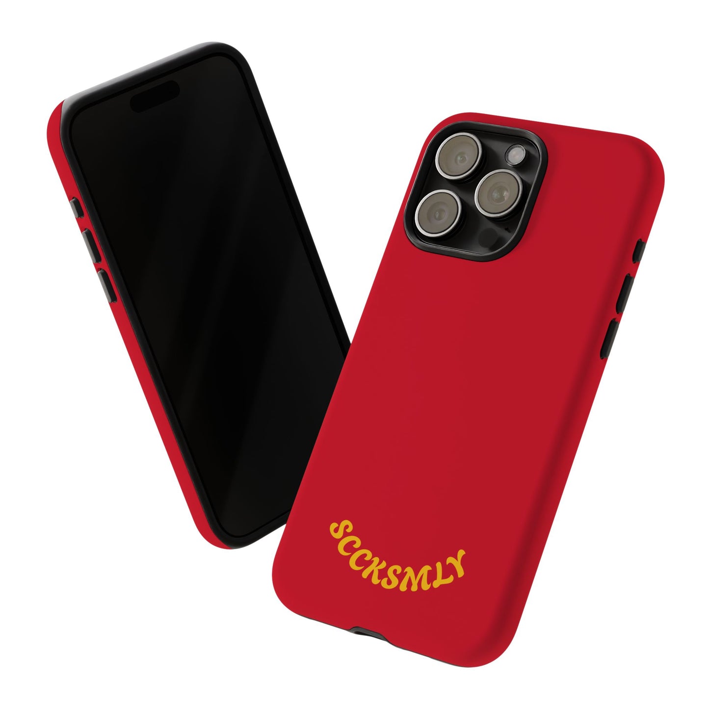 SOLID Calm Cherry Tough Case for Apple