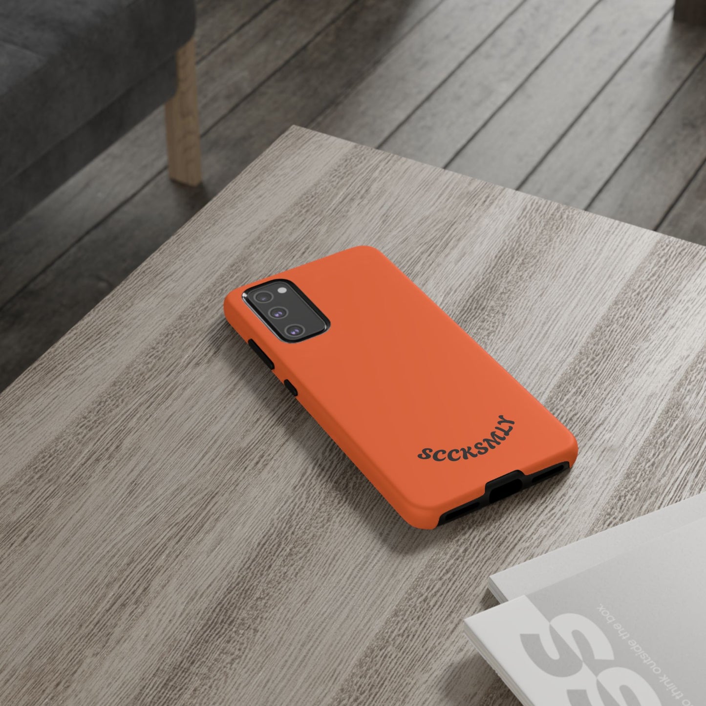 SOLID Tangerine Tough Case for Samsung