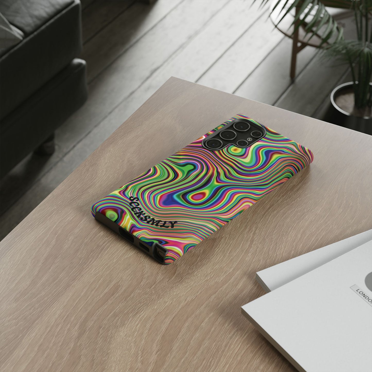 Acid Swirl Phone Case for Samsung