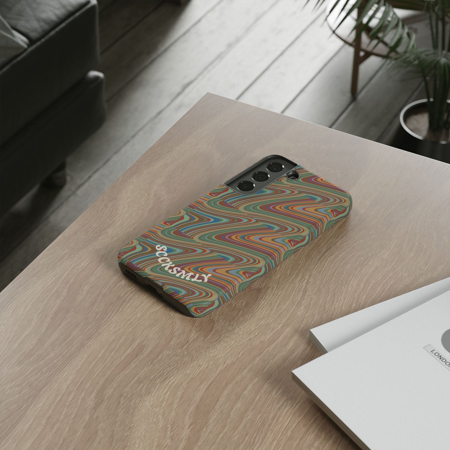 Earthly Waves Tough Phone Case for Samsung