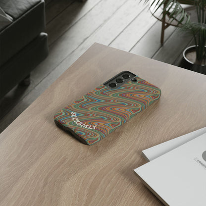 Earthly Waves Tough Phone Case for Samsung