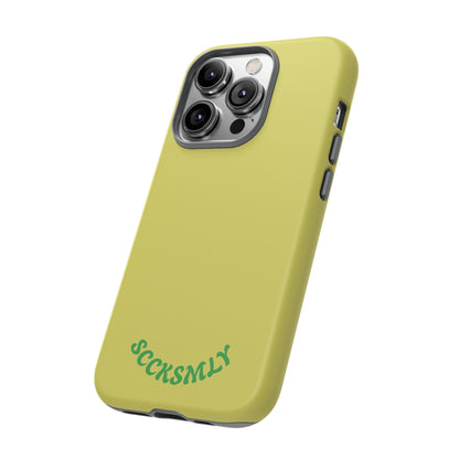 SOLID Lemon Pop Tough Case for Apple