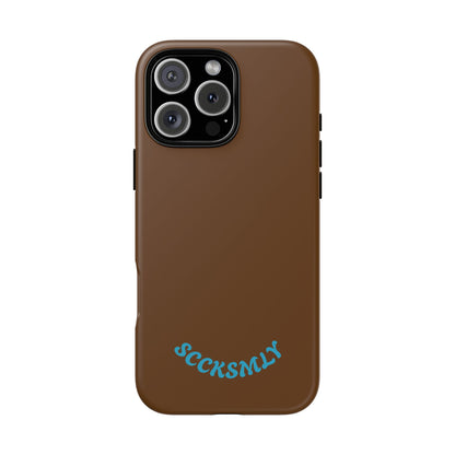 SOLID Chocolate Coco Tough Case for Apple
