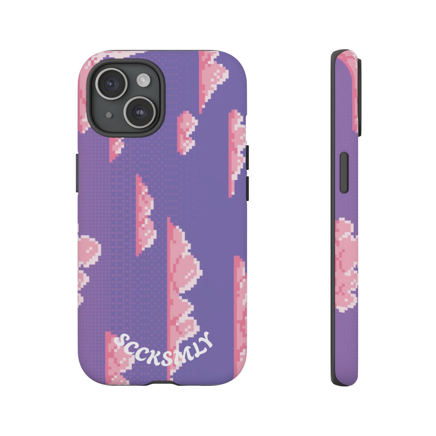 Purple Cotton Candy Sky Tough Phone Case for Apple