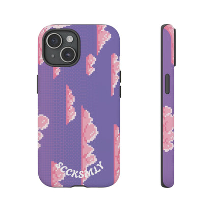 Purple Cotton Candy Sky Tough Phone Case for Apple