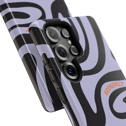 Purple Swirl Phone Case for Samsung