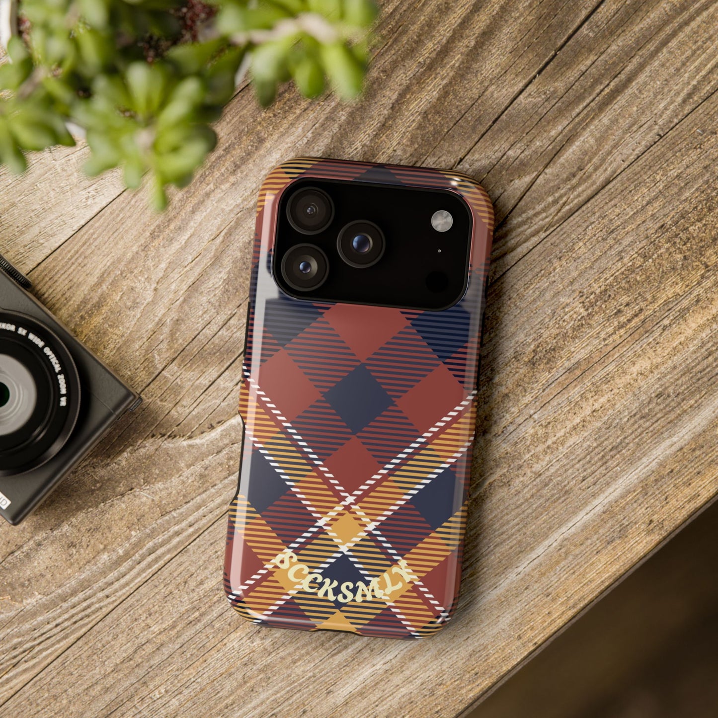 Harvest Tartan Phone Case for Apple
