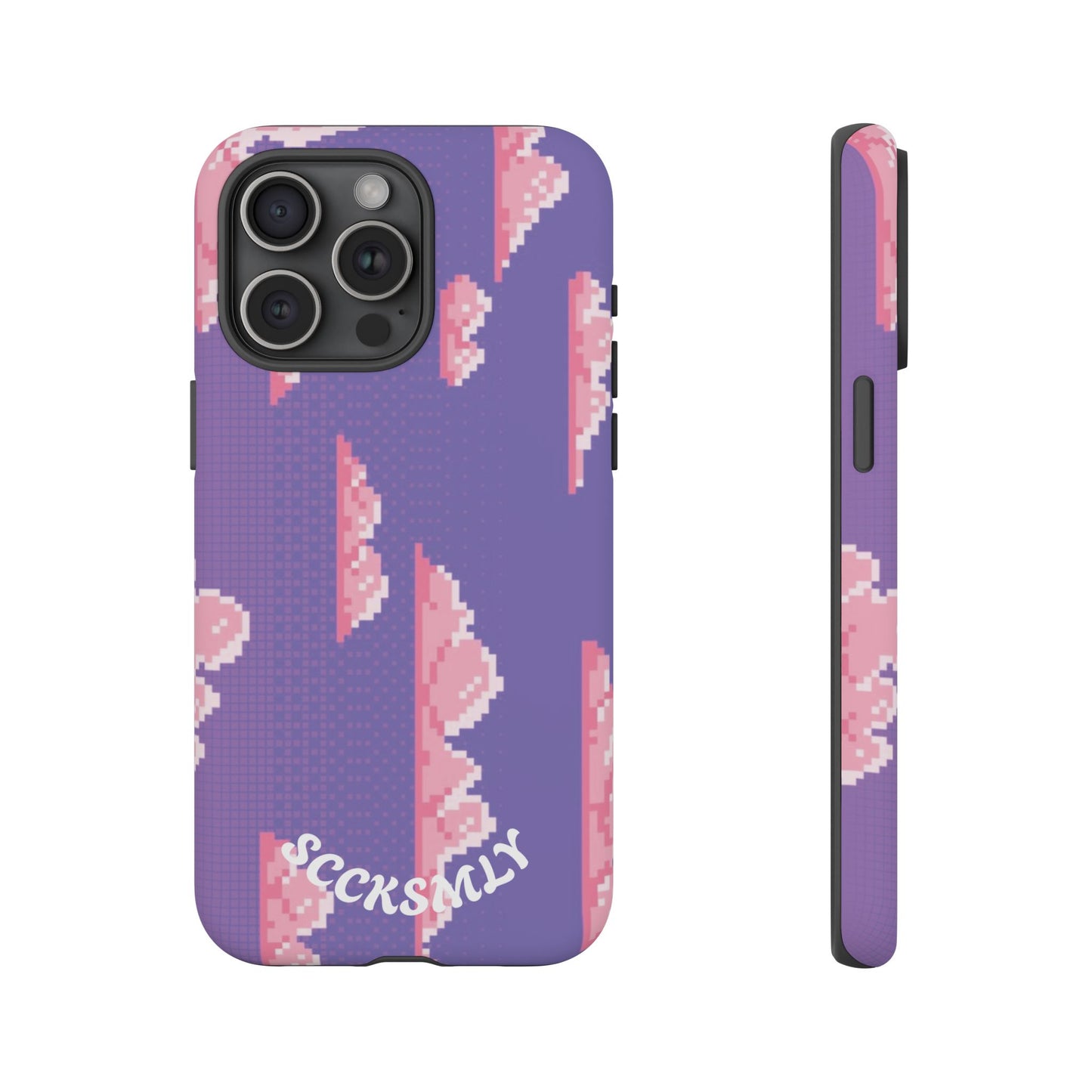 Purple Cotton Candy Sky Tough Phone Case for Apple
