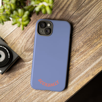 Periwinkle Blue Tough Phone Case for Apple