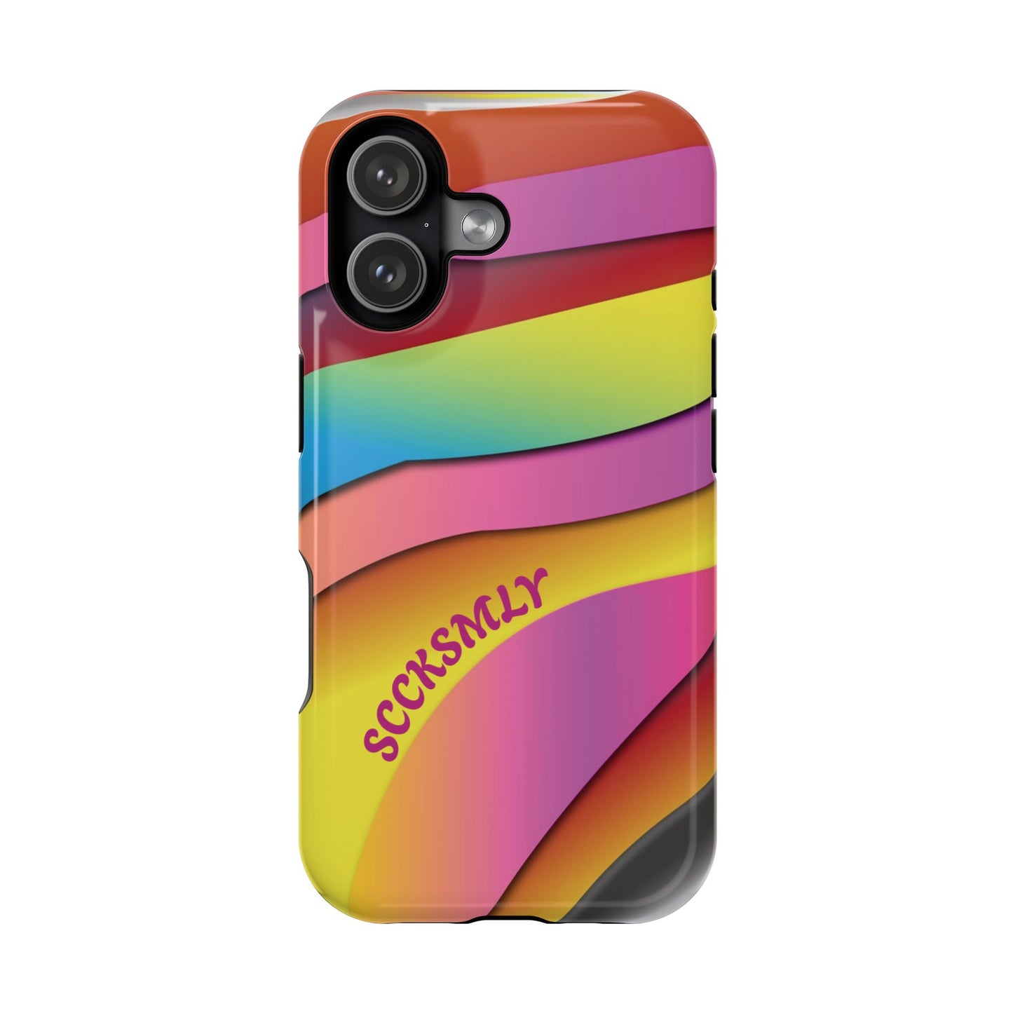 Modern Retro Rainbow Phone Case for Apple