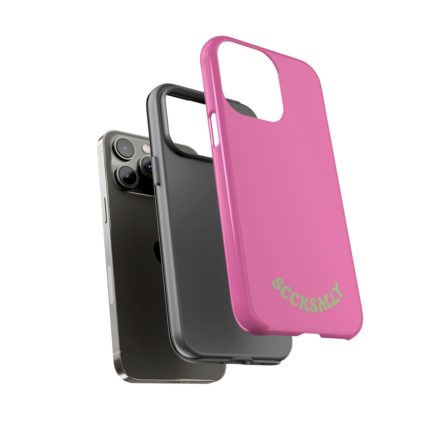SOLID Sweet Static Pink Tough Case for Apple