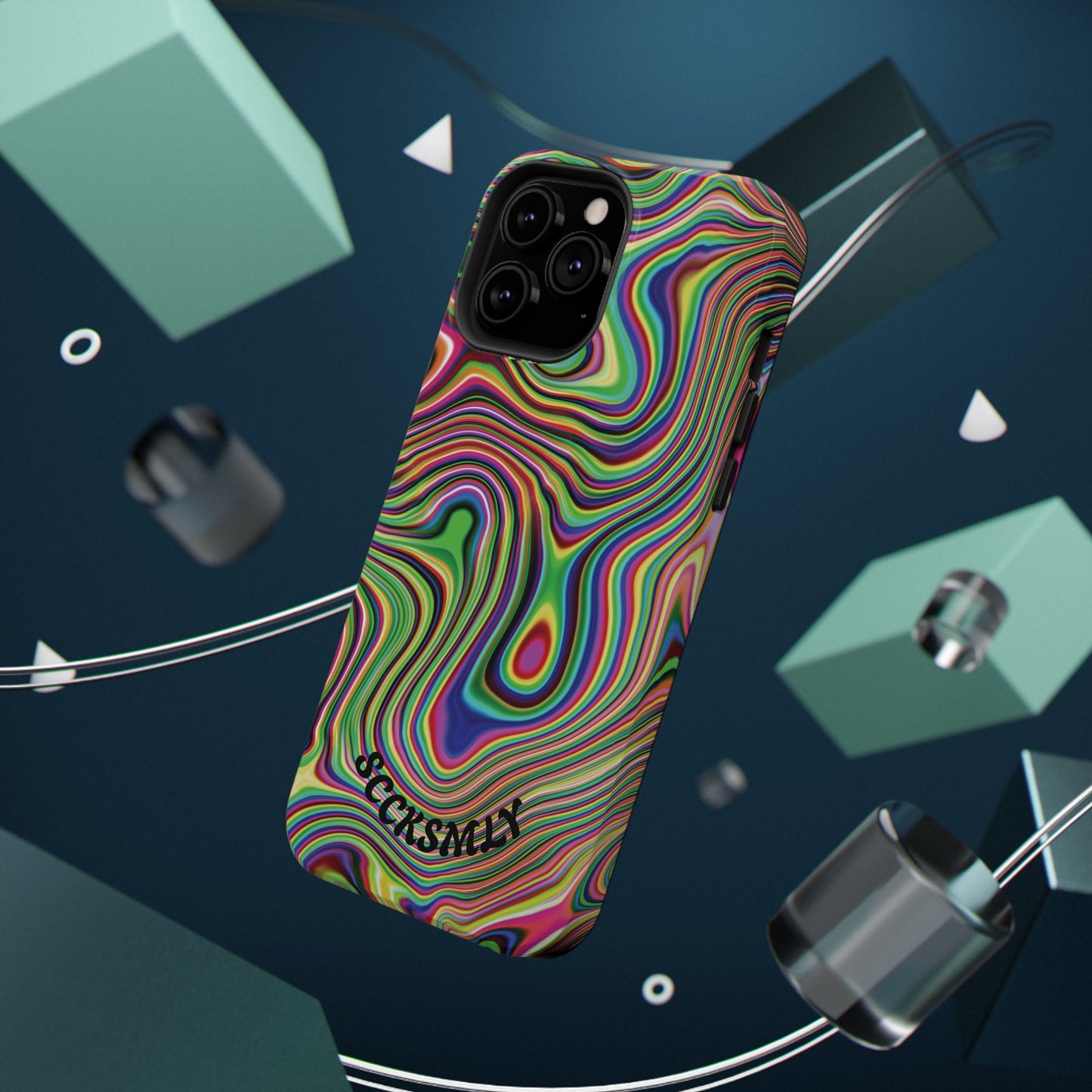 Acid Swirl Phone Case for Apple