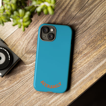 SOLID Blue Spook Tough Case for Apple