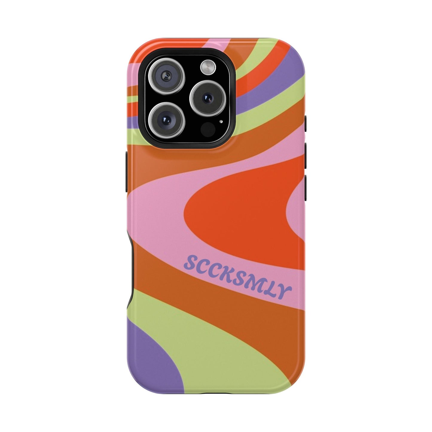Curvy Swirl Phone Case for Apple