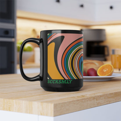 Mug Melting Horizon 15 oz - Black