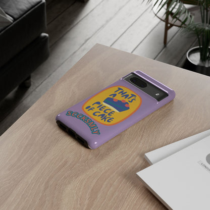 Light Purple "THAT'S A PIECE OF CAKE" Tough Phone Case for Google Pixel