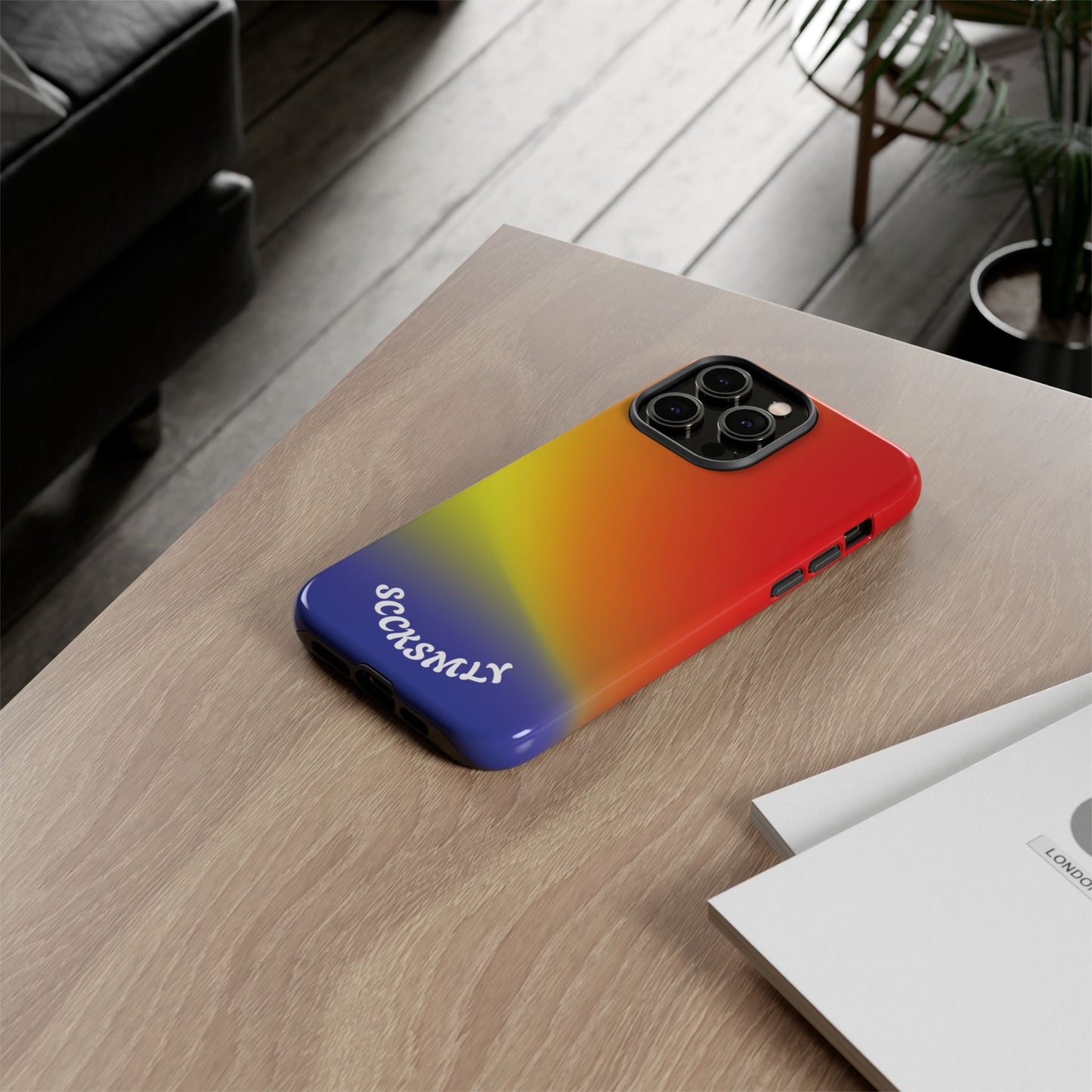 Volcanic Rain Tough Phone Case for Apple