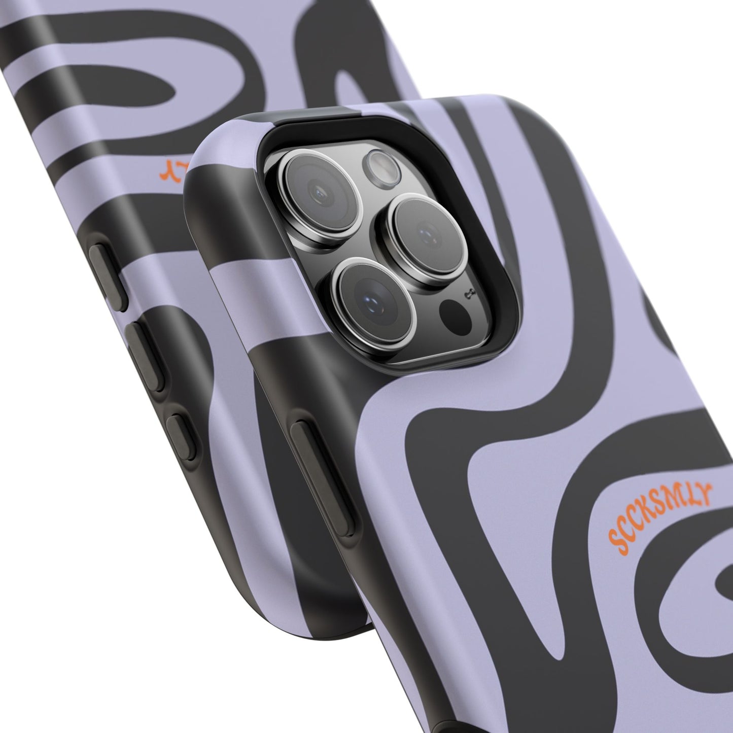 Purple Swirl Phone Case for "IOS or Apple"