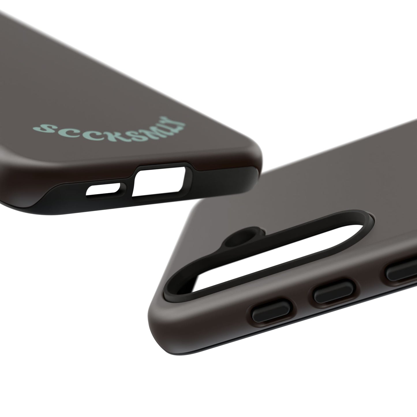 SOLID Espresso Mint Tough Phone Case for Samsung