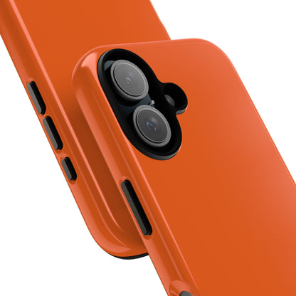 SOLID Tangerine Tough Case for Apple