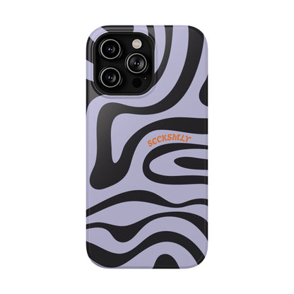 Purple Swirl Phone Case for Apple