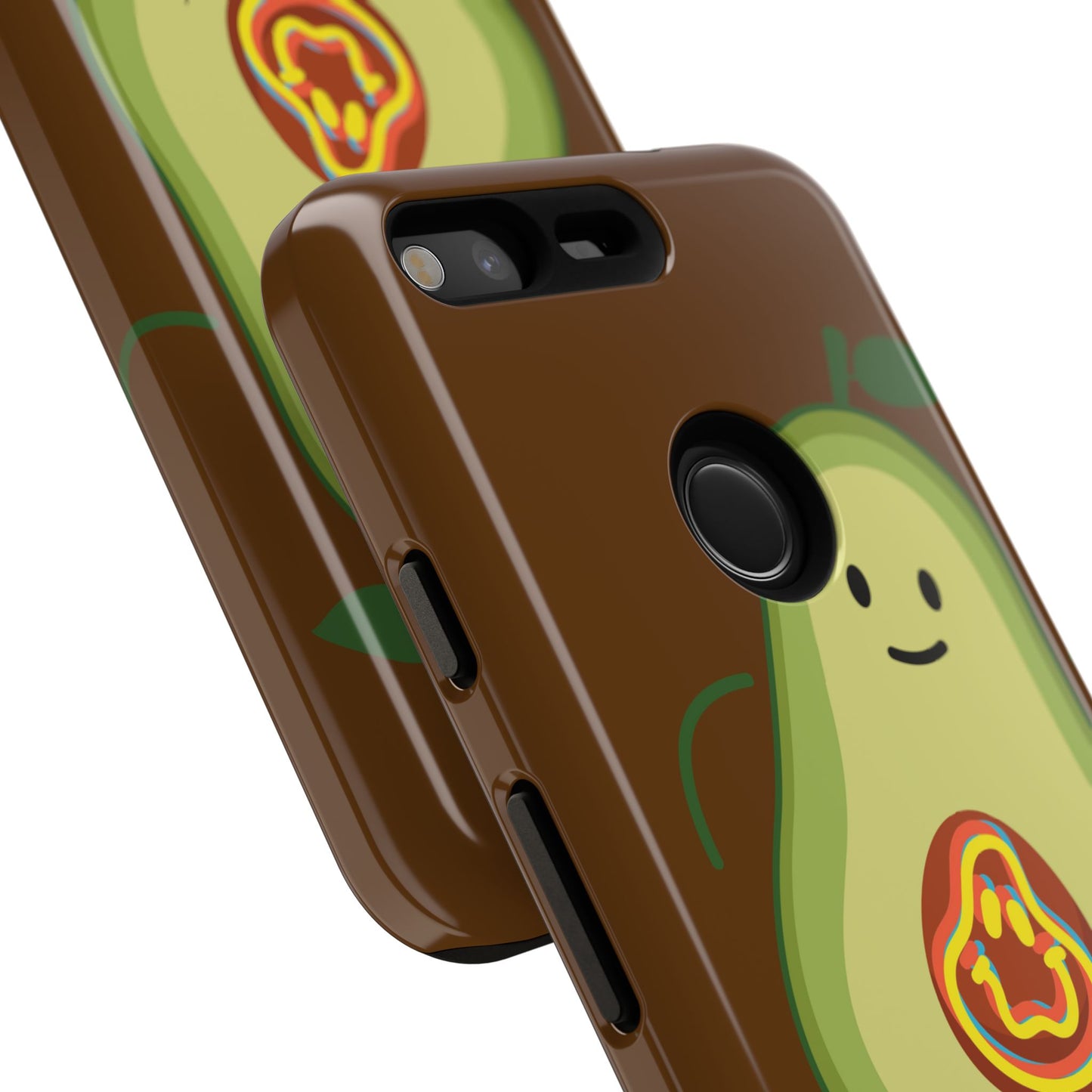 Playful Vegan Avocado Phone Case for Google Pixel
