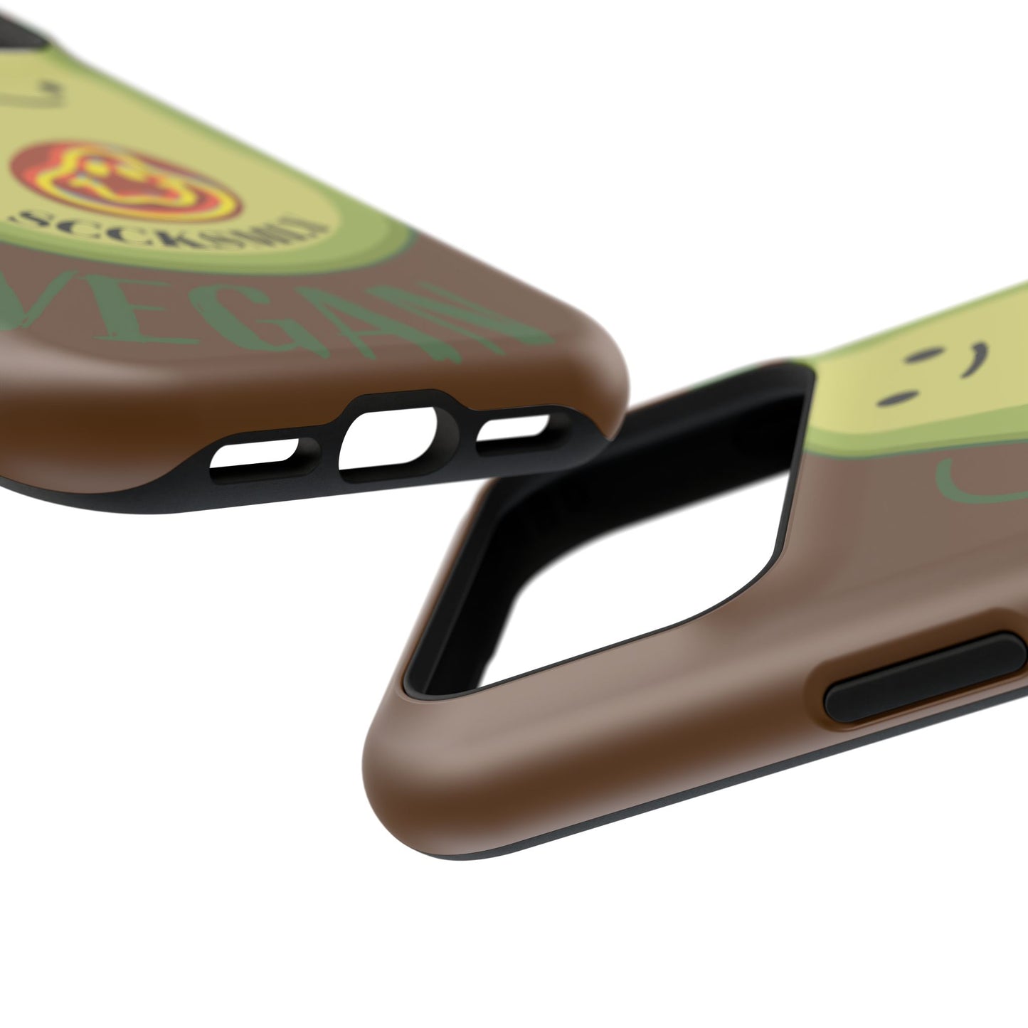Playful Vegan Avocado Tough Phone Case Apple