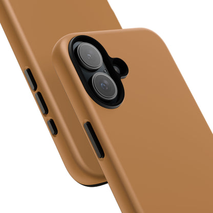 SOLID Spiced Caramel Tough Case for Apple