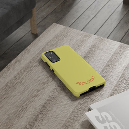 SOLID Lemon Dijon Glaze Tough Case for Samsung