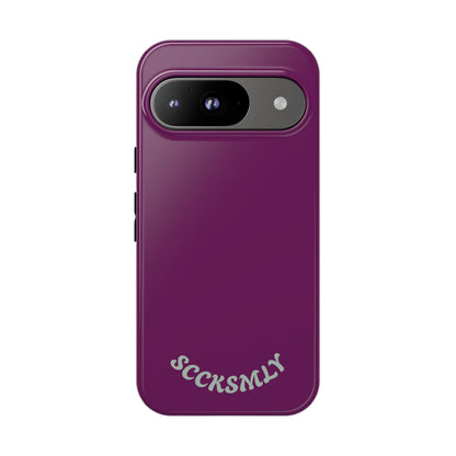 SOLID Amethyst Matte Tough Phone Case for Google Pixel