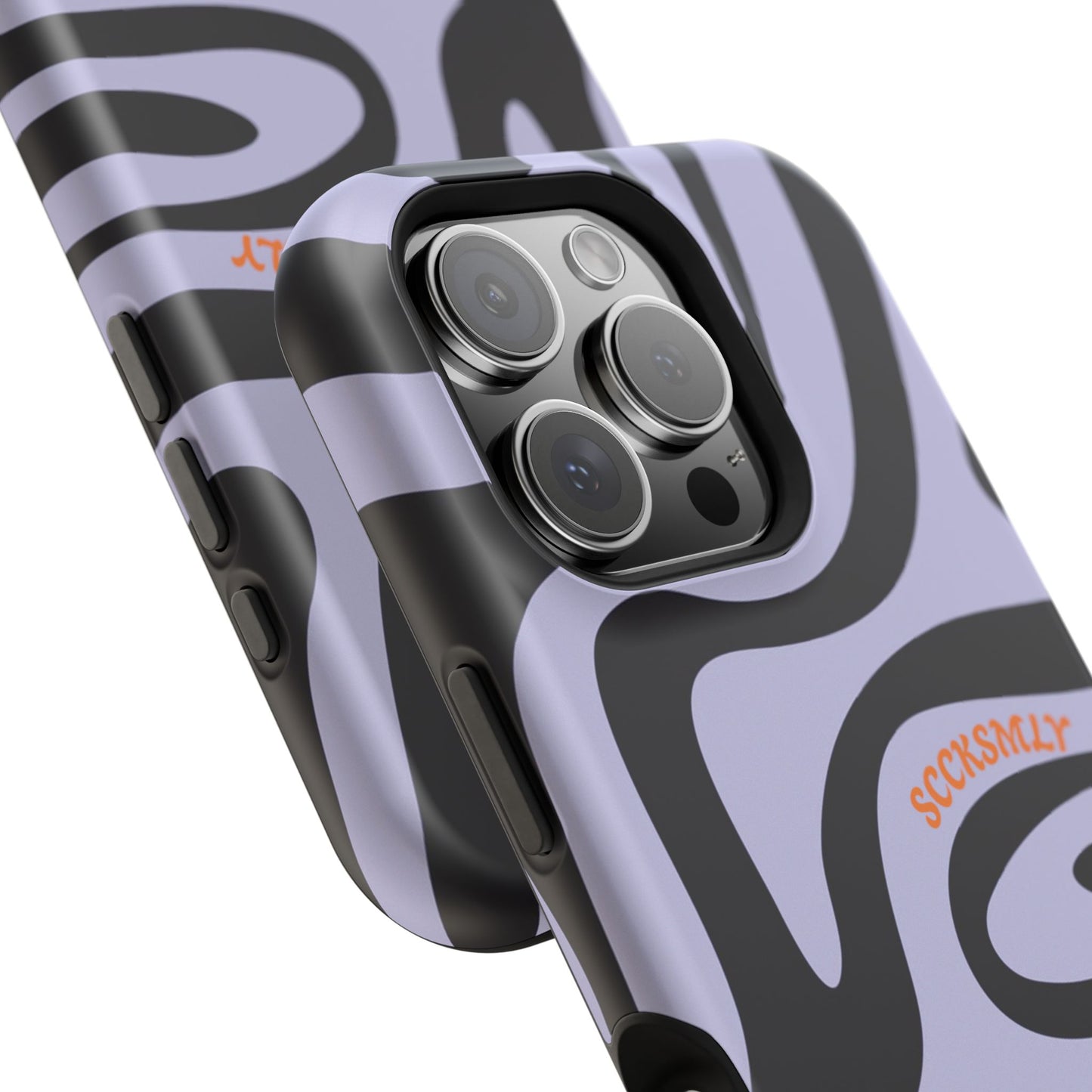 Purple Swirl Phone Case for "IOS or Apple"