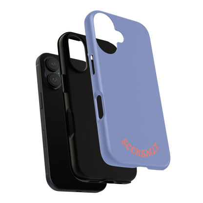 Periwinkle Blue Tough Phone Case for Apple