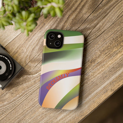 Green Waves Phone Case for Apple
