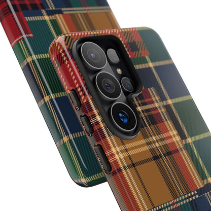 Heritage Hues Patchwork Tough Phone Case for Samsung